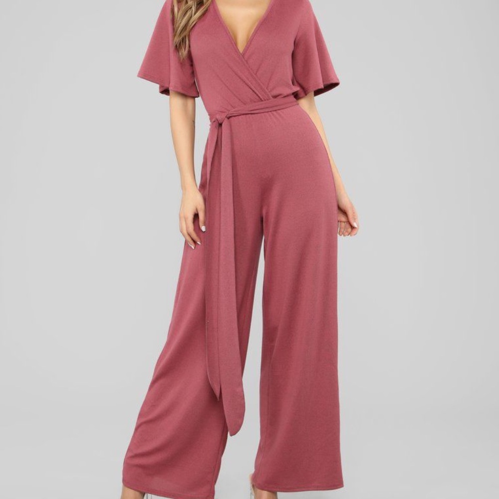 Sexy Muave Pink Jumpsuit Small